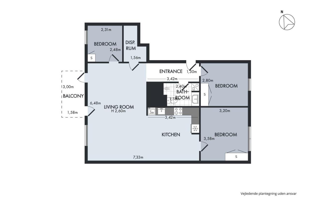 Apartamento Sanders Arena - Inviting Three-bedroom Close To Metro Station